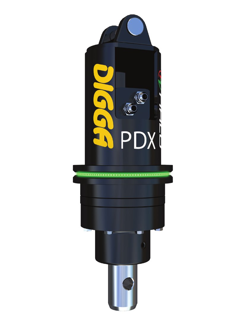 Digga PDX2 auger drive unit for micro excavators, for hire in Perth